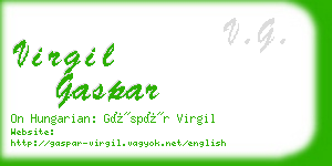 virgil gaspar business card